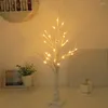 Table Lamps Tree Atmosphere Light Warm Decorative Birch Lamp 24LED Landscape For Christmas Party Decoration