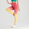 BuShaper Damen-Hosen, nahtloser Farbverlauf, Push-Up-Scrunch, Damen-Yoga-Leggings, Fitness-Strumpfhose mit hoher Taille, schnell trocknend, für Sport und Fitnessstudio