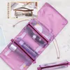 Cosmetic Bags Women Bag Travel Organizer Foldable Hanging Nylon Wash Portable Makeup Multifunctional Toiletry Pouch