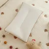 태어난 아기 베개 통기성 만화 곰 토끼 베개 아기 자수 베개 어린이 세탁 가능한 베개 40x25cm 240308