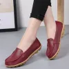 Loafers Genuine Leather Shoes Woman Soft Boat shoes for Women Flats shoes Big size 3544 Ladies Loafers NonSlip Sturdy Sole