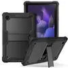 Armor Case voor iPad 7 8 9 10e 11 12 generatie Samsung Galaxy Tab A 10.1 A8 10.5 Galaxy Tab S7 S8 plus 12.4 11 s6 Heavy Duty siliconen standaard schokbestendige cover