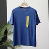 Sneldrogend plafondjacquard ademend kationisch ouderen Amerikaans casual buitensport cool hardloopzomer-T-shirt met korte mouwen