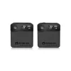 Microfones Relacart Mi2 Microfone Transmissor Sem Fio Kit 3.5mm TRS Lavalier 2.4G Microfone Condensador para Câmera DSLR Monitor de Celular