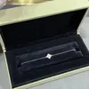 Womens Mini Necklace Clover Single Flower Full Diamond High Quality Stainless Steel Pendant Birthday Gift Designer Jewelry