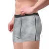 Underpants Luxury Geometric Silver On Pearl Breathbale Panties Male Underwear Print Shorts Boxer Briefs