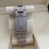 Orologio a busto da 41 mm in acciaio 316 con movimento automatico Orologio meccanico tutto ghiacciato Cz e Ar Factory