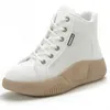 Scarpe casual Plateforme Sneakers in pelle di mucca Ballerine dorate Beige Tennis Donna Basket Taglia 47 Sport Temis Choes a basso costo