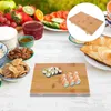 Juegos de vajilla Bandeja de sashimi de sushi de estilo japonés Plato exquisito Plato para servir