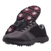 HBP غير العلامة التجارية الجديدة وصول الجملة الجلود الجلدية المائية ارتفاع Zapatos de Golf Black Mens Golf Shoes for Men