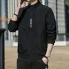 Mens Casual Jacket Youth Fashion Korean Thin Stand Collar Autumn Mens Wear