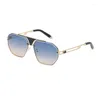 Sunglasses Men's Driving Metal Frame Designer Punk Steam And Women's Glasses Sunshade Mirror Gafas De Sol