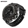 Sanda g Stil Männer Digitaluhr Shock Militär Sportuhren Wasserdichte Elektronische Armbanduhr Herrenuhr Relogio Masculino 739 Q0285c