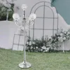 Castiçais de 49 polegadas de altura, peças centrais de casamento para mesas, decorações de design elegante, eventos de festa de jantar