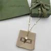 Designer ketting ijs sieraden set schattige dubbele letter kettingen creatieve parel oorbellen voor vrouwen verjaardagscadeau