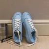 Casual skor mode sommar kvinnors duk hong kong stil en pedal platt kvinnor lata koreanska sneakers