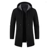 Men's Jackets TPJB Autumn Street Long Hip Hop Coats Fashion Male Hooded Jacket