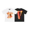 VLONE Tshirt Big V T-shirt Homme/Femme Couples Casual Mode Tendance High Street Lâche HIP-HOP100% Coton Imprimé Col Rond Chemise US TAILLE S-XL 6148