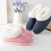 HBP Non-Brand HBP Non-Brand summer hot sale faux suede ladies home solid color Round head slippers winter thick warm indoor plush cotton shoes