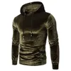 Automne et hiver 21 nouveaux hommes coréens velours couleur unie pull brillant visage manteau W28 Hujd