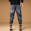 Jeans pour hommes Pantalons de cowboy pour hommes Sarouel Pantalon droit pour hommes Vêtements Y2k 2000s Printemps Automne Style coréen Y 2k Vintage