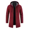 Men's Jackets TPJB Autumn Street Long Hip Hop Coats Fashion Male Hooded Jacket