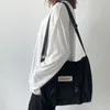 Shoulder Bags Canvas Women Messenger Bag Korean Large Crossbody For Student Nylon Handbags Satchels