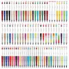 100 st est Color Creative Plastic Pened Pen Ballpoint penna utskrivbar pärlor Diy -present till studentkontor leveranser 240307