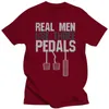Heren T-shirts Funny Car Guy Gift Echte mannen gebruiken drie pedalen T-shirt Casual shirt katoen effen