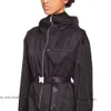 PRA DA Damen-Designerjacke mit Kapuze, Oberbekleidung, modische einfarbige Damen-Designer-Windjacke, lässige Damenjacke, Mantel, Kleidung, Größe S-L 211