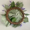 Декоративные цветы, висящий цветочный декор, яркий весенний венок из искусственных листьев с реалистичной имитацией для украшения входной двери дома