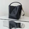 Tote de créateur de godets pour femmes hommes authentique sac en cuir lettre de grande capacité sac à bandoulière