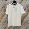 Designer T-skjorta Mens Fashion Luxury Round Neck Cotton Letter Print Classic Womens T-shirt i Asian Size S-5XL