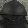 PURPLE BRAND Sweat à capuche décontracté en pur coton pour homme - Brodé américain - Singe noir