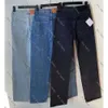 Damenjeans, Loewee Jeans, Damen-Designer-Jeans, Beine offen, Gabel, eng, Caprihose, Stickerei, Denim-Hose, warme Schlankheitshose, Modemarke, Kleidung, Loweve Jeans 399