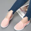 Boots Summer Women Shoes Knitted Sock Women's Sneakers Slip on Shoes Lightweight Flats Women Sports Shoes Plus Size Loafers Plus Size