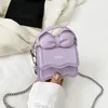 Bolsa das crianças para a menina bonito arco mini moeda bolsa criança e crianças pequeno ombro crossbody saco 240314