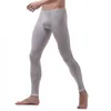 Herenbroek Lange legging Soild Elastisch getailleerde thuisbroek Thermisch sportondergoed voor dames Fitness Skinny Casual