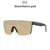 Designer sunglasses New high-quality luxury heatwave brand sunglasses square fusion lens women's sunglasses UV400 Lunette de Soleil 12 Colors