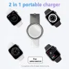 2 I 1 Magnetisk trådlös laddare för Apple Watch 8 7 6 5 4 3 2 SE Ultra Fast Charging Stand för iWatch Apple Watch Charger