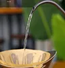 Drip Kettle 600ml Coffee Tea Pot Stainless Steel Non-stick Gooseneck Drip Kettle Wooden Handle Coffee Pot 240313