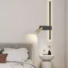 Lampada da parete Nordico moderno creativo Led semplice soggiorno divano sfondo lettura decorativa comodino camera da letto