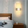 Vägglampa led ljus modern säng kreativ fjäder slända bambu band vardagsrum sovrum gången dekorativ tricolor