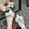 HBP Bombas de estilingue plano de qualidade de material de seda sem marca, sapatos baixos femininos para trabalho e escritório para mulheres