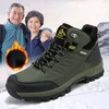 Fitness buty wodoodporne wojskowe buty taktyczne zimowe ciepłe pluszowe na świeżym powietrzu bez poślizgu wędrówki męskie kostki rozmiar 47 trampek mężczyźni