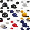 2024 40 couleurs Casquettes de baseball pour hommes Brown SD Sport Casquettes de créateurs entièrement fermées Couleur noire Casquette de baseball New York Chapeau cousu A Lettter Love Hustle LA Oc26-01