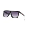 occhiali da sole firmati New Stripe Legs Occhiali da sole con montatura grande Occhiali classici alla moda 5011