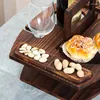 Contenitori per cucina Mini legno spiaggia tavolo da campeggio scaffale pieghevole multifunzionale picnic portatile vassoio per vino fornitura di cibo Y5GB