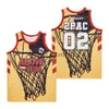 Movie Basketball Film 300 King Leonidas Jersey of Sparta Retro High School Pullover Ademend College HipHop Puur katoen Sportshirt HipHop Team Rood Allemaal gestikt