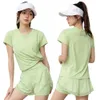 Running and Quick Drying Exercise Set for Womens Summer Badminton Oversized Suit Loose Casual Yoga New Model 9ewl